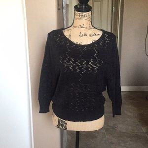 Roxy open knit top